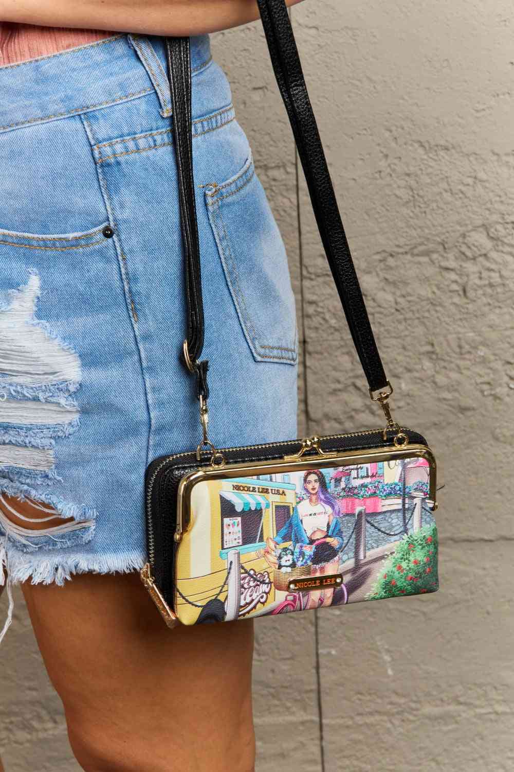 Nicole Lee USA Signature Kiss Lock Crossbody Wallet - Bigem's Otaku Boutique101300315651180Nicole Lee USA Signature Kiss Lock Crossbody WalletTrendsiBigem's Otaku Boutique101300315651180Cozy Street MilanOne SizeShip from USANicole Lee USA