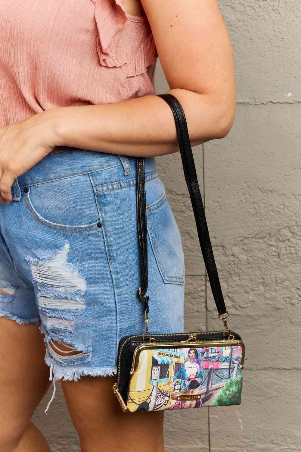 Nicole Lee USA Signature Kiss Lock Crossbody Wallet - Bigem's Otaku Boutique101300315651180Nicole Lee USA Signature Kiss Lock Crossbody WalletTrendsiBigem's Otaku Boutique101300315651180Cozy Street MilanOne SizeShip from USANicole Lee USA