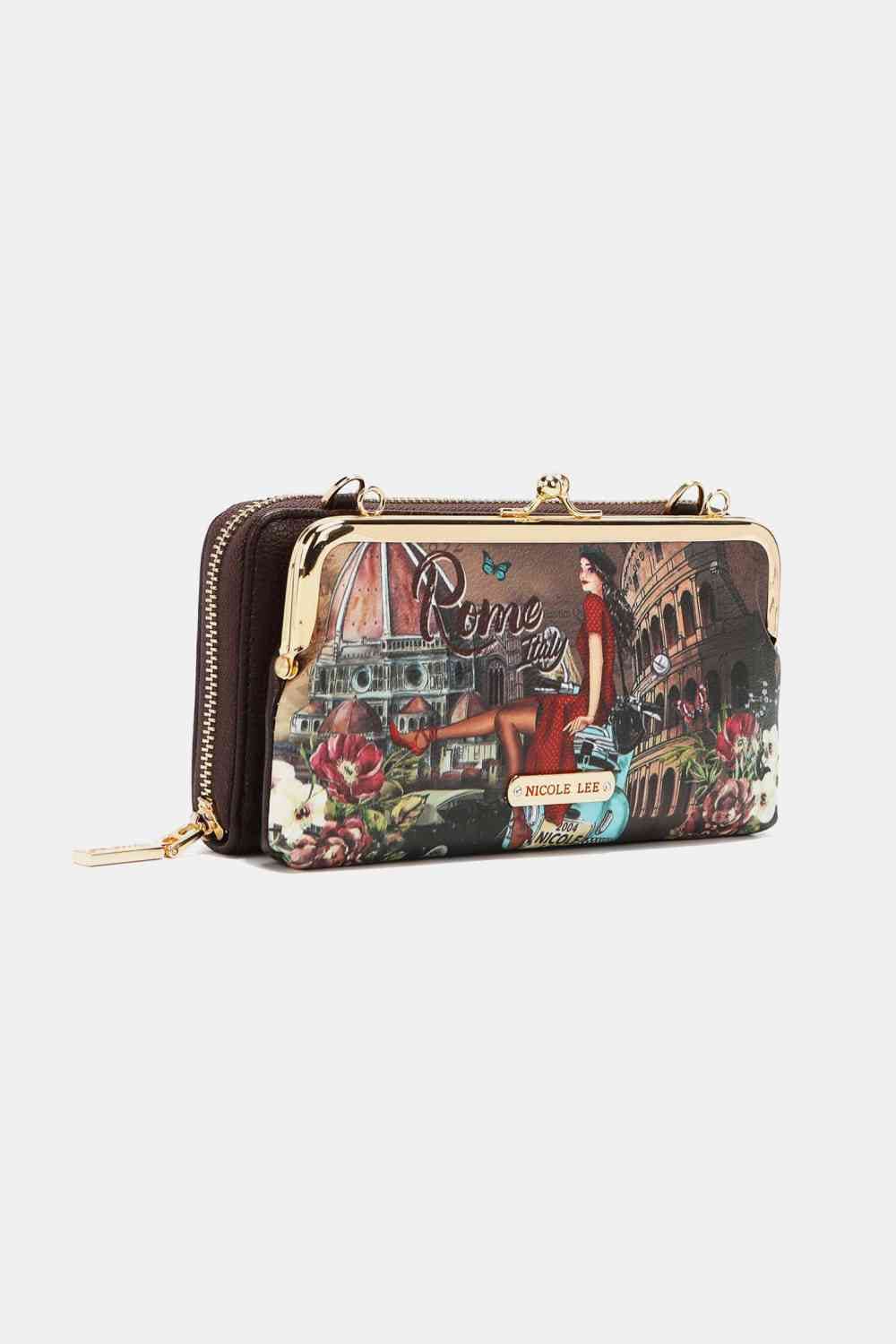 Nicole Lee USA Signature Kiss Lock Crossbody Wallet - Bigem's Otaku Boutique101300315652330Nicole Lee USA Signature Kiss Lock Crossbody WalletTrendsiBigem's Otaku Boutique101300315652330Memory Of RomeOne SizeShip from USANicole Lee USA
