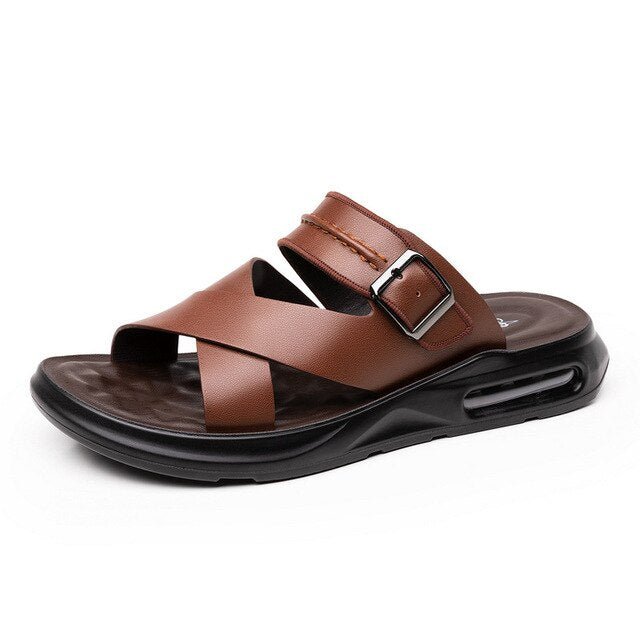 Non-slip Men's Italian Sandals - Bigem's Otaku Boutique1150264_GK5UHNSNon-slip Men's Italian SandalsBigem's Otaku Boutique Bigem's Otaku Boutique1150264_GK5UHNSAuburn8.5SandalsSlippersMen's
