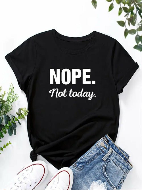 NOT TODAY T-SHIRT - Bigem's Otaku BoutiqueT-shirtsnntss22NOT TODAY T-SHIRTT-shirtsBrown EpimetheusBigem's Otaku Boutiquenntss22SOuterwear