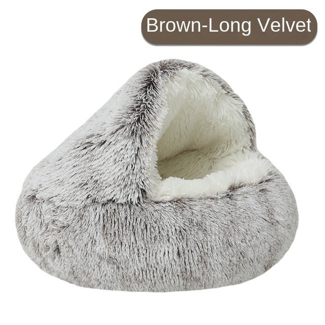 Plush Pet Bed - Bigem's Otaku Boutique1216342_SI4XVBNPlush Pet BedBigem's Otaku Boutique Bigem's Otaku Boutique1216342_SI4XVBNBrown-Long velvetdiameter 40cmPetPlushBed