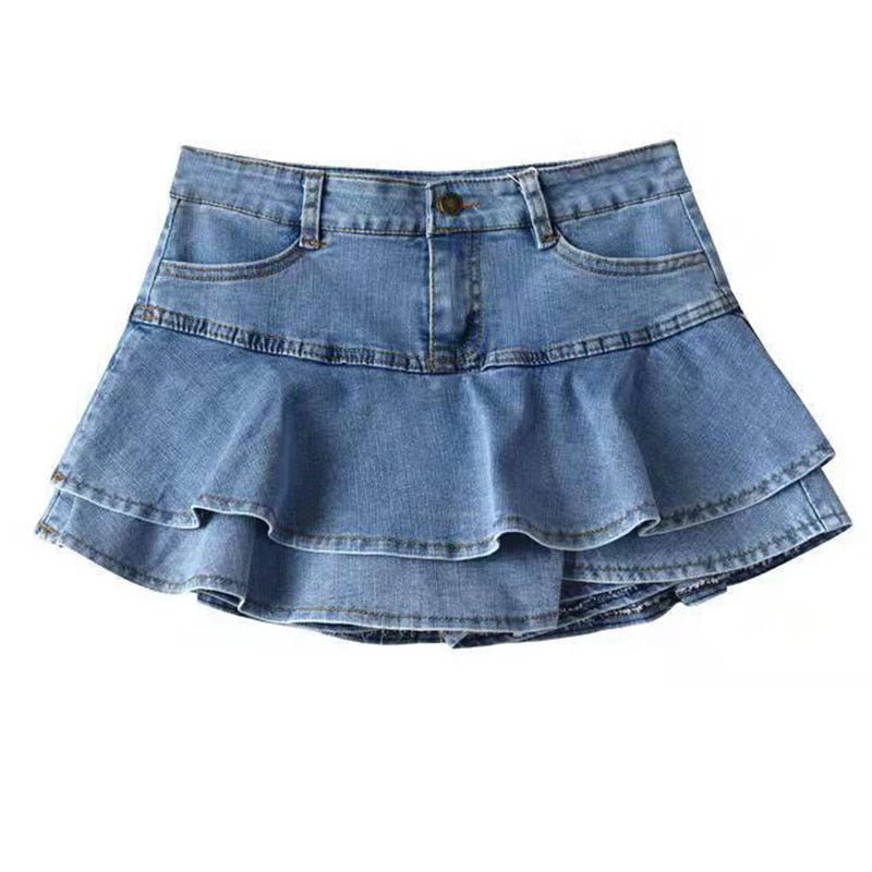 Retro Denim Shorts Skirt - Bigem's Otaku Boutique844826_ZT7TA72Retro Denim Shorts SkirtBigem's Otaku Boutique Bigem's Otaku Boutique844826_ZT7TA72WhiteSLadiesSkirtJeans