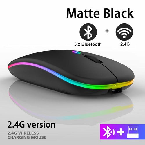 RGB Wireless Bluetooth Mouse - Bigem's Otaku BoutiqueMobile & Laptop AccessoriesND01022368GMA-BLKRGB Wireless Bluetooth MouseMobile & Laptop AccessoriesYellow PandoraBigem's Otaku BoutiqueND01022368GMA-BLKBlackgaming mouseGaming Mouse & Controllersbluetooth mouse
