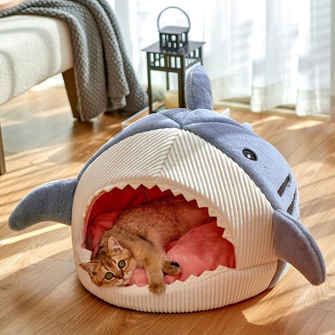 The Shark Pet Bed - Bigem's Otaku Boutique1200981_YMJ001(40x40x42The Shark Pet BedBigem's Otaku Boutique Bigem's Otaku Boutique1200981_YMJ001(40x40x42Shark GraySmallPetSharkBed