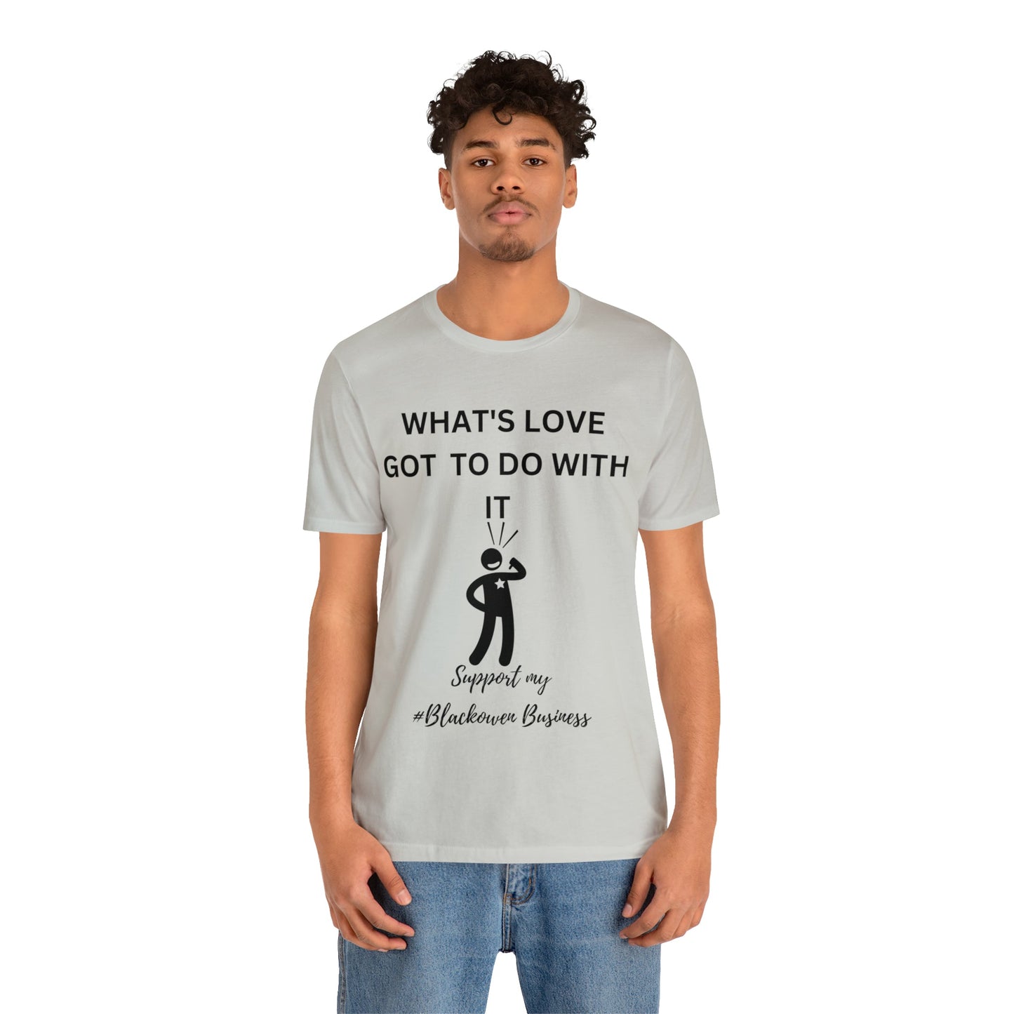 What's Love Got To Do With It Unisex Jersey Short Sleeve Tee - Bigem's Otaku BoutiqueT-Shirt82069222277688865228What's Love Got To Do With It Unisex Jersey Short Sleeve TeeT-ShirtPrintifyBigem's Otaku Boutique82069222277688865228WhiteSCrew neckDTGCotton