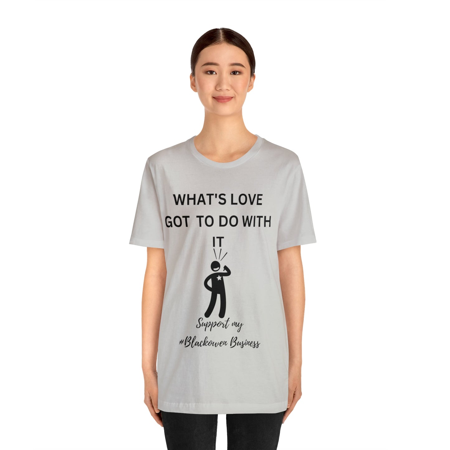 What's Love Got To Do With It Unisex Jersey Short Sleeve Tee - Bigem's Otaku BoutiqueT-Shirt82069222277688865228What's Love Got To Do With It Unisex Jersey Short Sleeve TeeT-ShirtPrintifyBigem's Otaku Boutique82069222277688865228WhiteSCrew neckDTGCotton