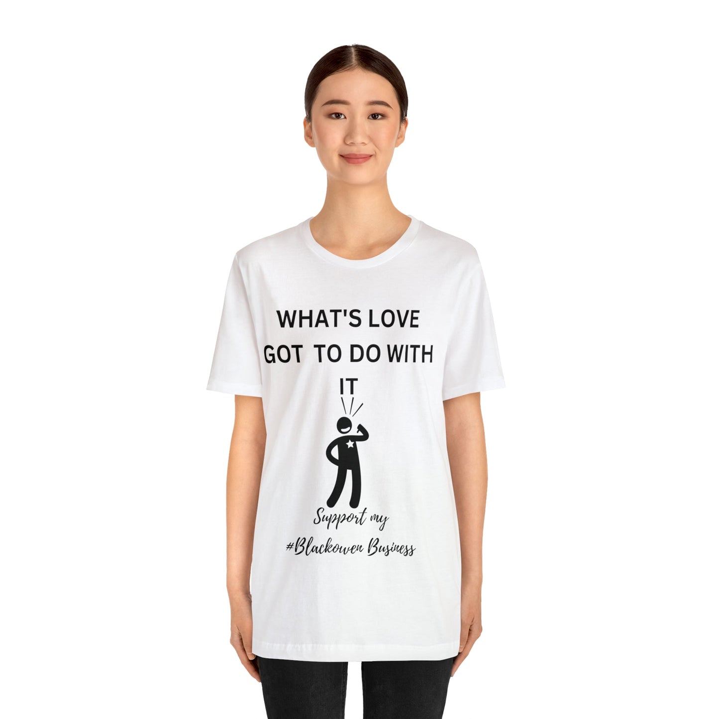 What's Love Got To Do With It Unisex Jersey Short Sleeve Tee - Bigem's Otaku BoutiqueT-Shirt82069222277688865228What's Love Got To Do With It Unisex Jersey Short Sleeve TeeT-ShirtPrintifyBigem's Otaku Boutique82069222277688865228WhiteSCrew neckDTGCotton