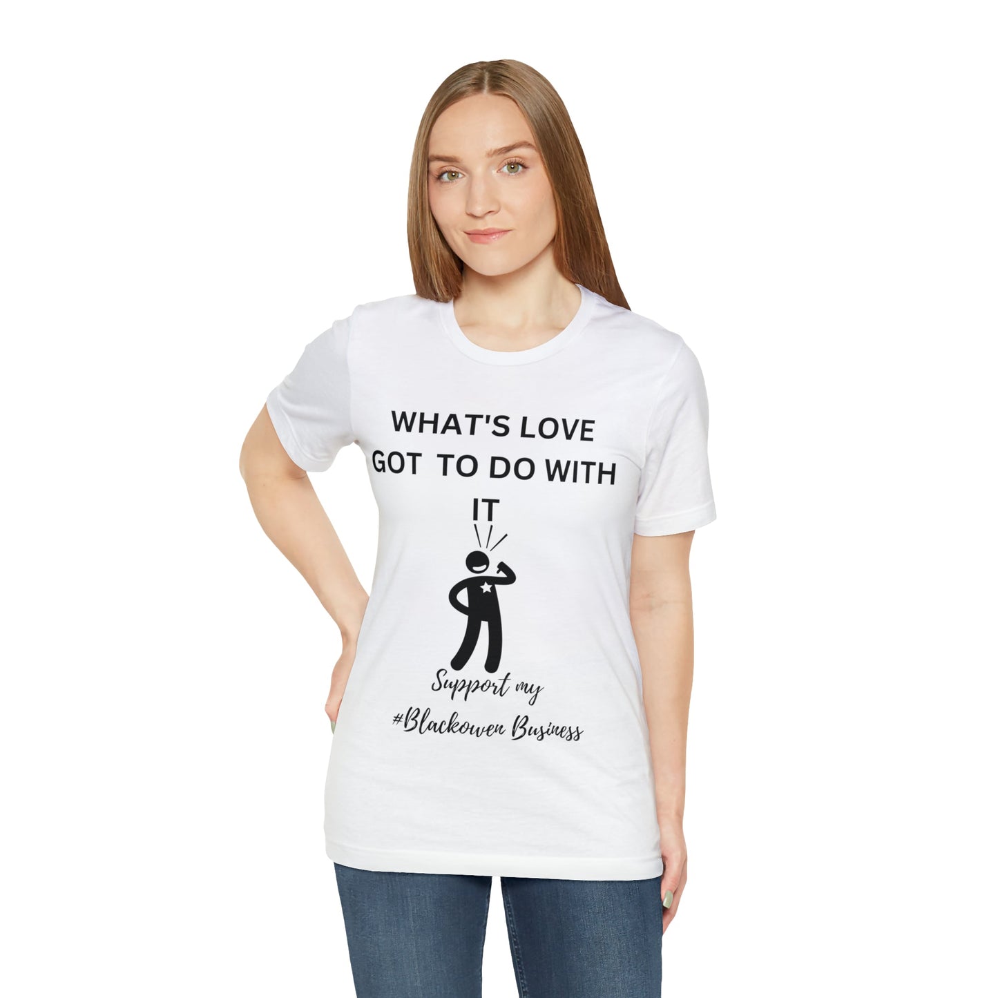 What's Love Got To Do With It Unisex Jersey Short Sleeve Tee - Bigem's Otaku BoutiqueT-Shirt82069222277688865228What's Love Got To Do With It Unisex Jersey Short Sleeve TeeT-ShirtPrintifyBigem's Otaku Boutique82069222277688865228WhiteSCrew neckDTGCotton