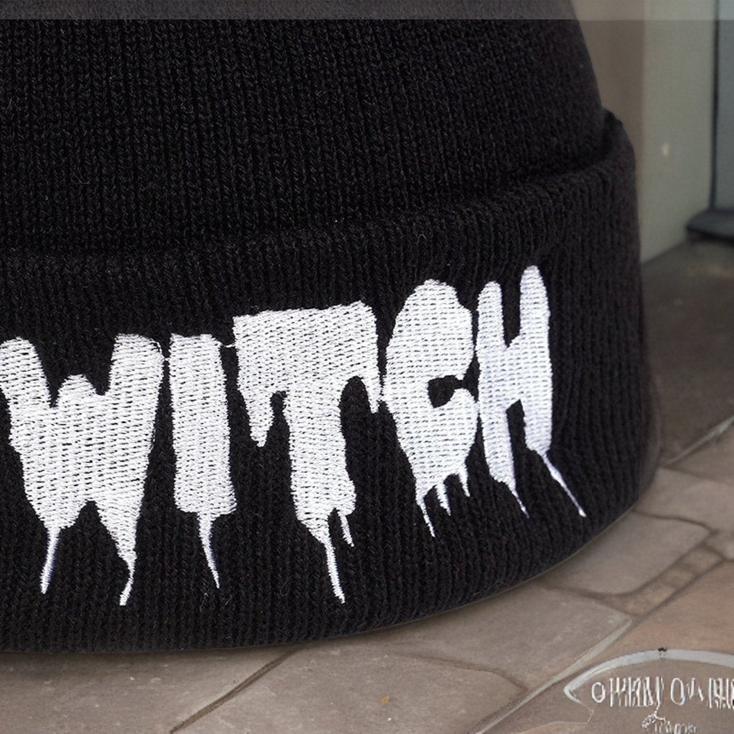 WITCH Beanies Hats For Women - Bigem's Otaku BoutiqueBeanieJUKVHUEWITCH Beanies Hats For WomenBeanieBigem's Otaku Boutique Bigem's Otaku BoutiqueJUKVHUEBlackHalloweenHalloween beaniebeanie