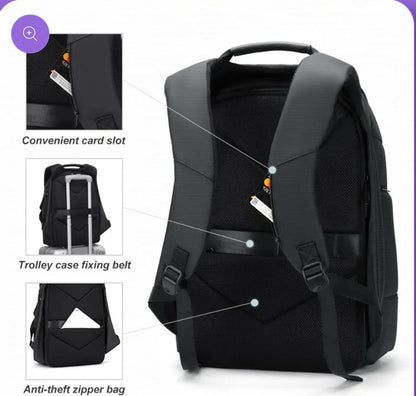 Best Waterproof Travel Backpack with External USB Charger & Anti-Theft Features