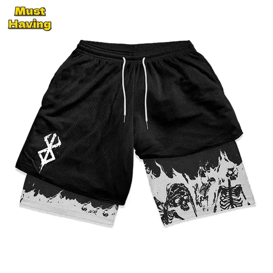 Anime Berserk 2 in 1 Gym Shorts for Men - Bigem's Otaku Boutique14:173#2;5:100014064Anime Berserk 2 in 1 Gym Shorts for MenBigem's Otaku Boutique Bigem's Otaku BoutiqueAnime Berserk 2 in 1 Gym Shorts for Men14:173#2;5:1000140642S