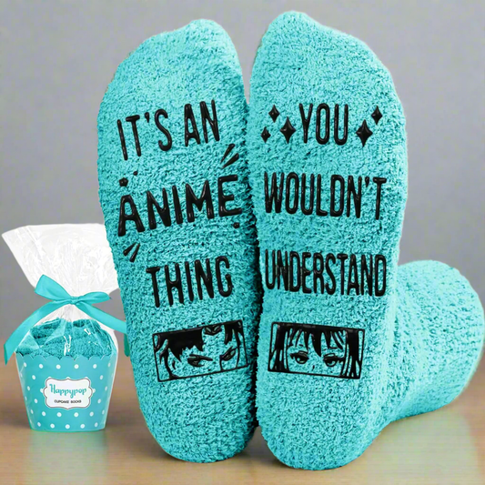 HAPPYPOP Anime Lover Gifts for Women - Anime Stuff Anime Merch for Teen Girls Anime Socks