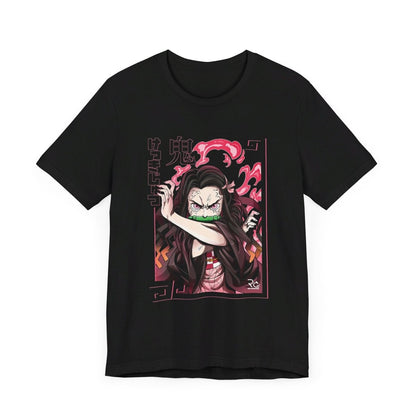 Demon Slayer Nezuko Unisex Otaku Short Sleeve Tee - Bigem's Otaku BoutiqueT-Shirt47009597725128610675Demon Slayer Nezuko Unisex Otaku Short Sleeve TeeT-ShirtPrintifyBigem's Otaku BoutiqueDemon Slayer Nezuko Unisex Otaku Short Sleeve Tee47009597725128610675BlackSCrew neckDTGCotton