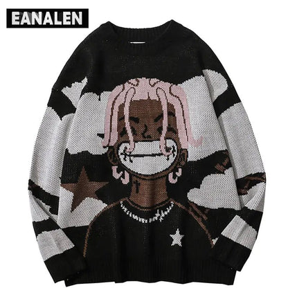 Harajuku vintage cartoon anime knitted sweater men winter oversized - Bigem's Otaku Boutique668418_X2TIWRSHarajuku vintage cartoon anime knitted sweater men winter oversizedBigem's Otaku Boutique Bigem's Otaku BoutiqueHarajuku vintage cartoon anime knitted sweater men winter oversized668418_X2TIWRSblackSmall