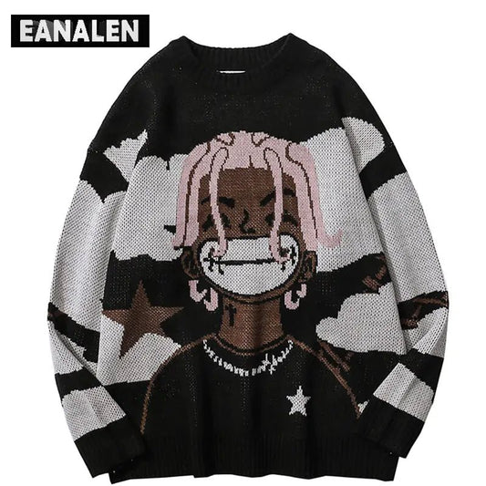 Harajuku vintage cartoon anime knitted sweater men winter oversized - Bigem's Otaku Boutique668418_X2TIWRSHarajuku vintage cartoon anime knitted sweater men winter oversizedBigem's Otaku Boutique Bigem's Otaku BoutiqueHarajuku vintage cartoon anime knitted sweater men winter oversized668418_X2TIWRSblackSmall