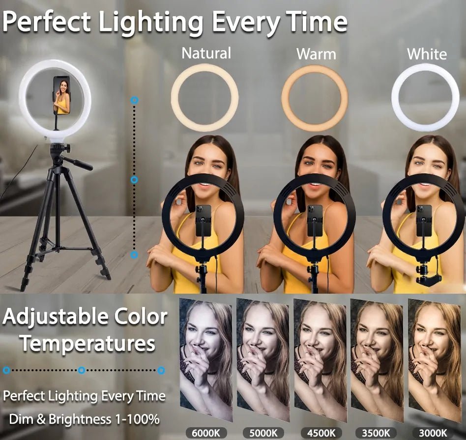 LED Selfie Ring Light Lamp Tripod Holder - Bigem's Otaku Boutique481340_LEWB5JZLED Selfie Ring Light Lamp Tripod HolderBigem's Otaku Boutique Bigem's Otaku BoutiqueLED Selfie Ring Light Lamp Tripod Holder481340_LEWB5JZBlack102CM