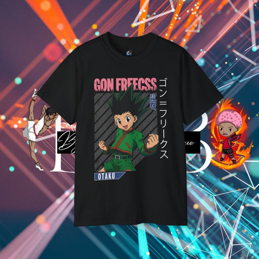 Otaku Unleashed: Gon Freecss Anime Tee - Bigem's Otaku Boutique31776483879953357310Otaku Unleashed: Gon Freecss Anime TeeBigem's Otaku Boutique Bigem's Otaku BoutiqueOtaku Unleashed: Gon Freecss Anime Tee31776483879953357310BlackS