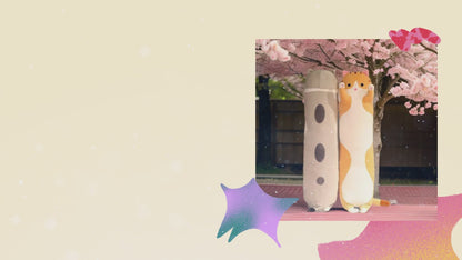 Cuddly Companions Long Cat Cushion