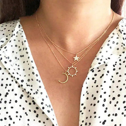 3 Piece Celestial Pave Necklace With ® Crystals 18K Gold Plated Necklace in 18K Gold Plated - Bigem's Otaku BoutiqueHZS-N01243 Piece Celestial Pave Necklace With ® Crystals 18K Gold Plated Necklace in 18K Gold PlatedBigem's Otaku Boutique Bigem's Otaku Boutique3 Piece Celestial Pave Necklace With ® Crystals 18K Gold Plated Necklace in 18K Gold PlatedHZS-N0124
