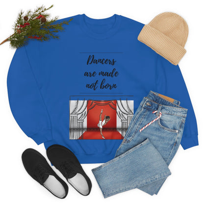 A Dancer is Made Not Born Unisex Heavy Blend Crewneck Sweatshirt - Bigem's Otaku BoutiqueSweatshirt26449552997888556274A Dancer is Made Not Born Unisex Heavy Blend Crewneck SweatshirtSweatshirtPrintifyBigem's Otaku Boutique26449552997888556274SWhiteCrew neckDTGBack to School