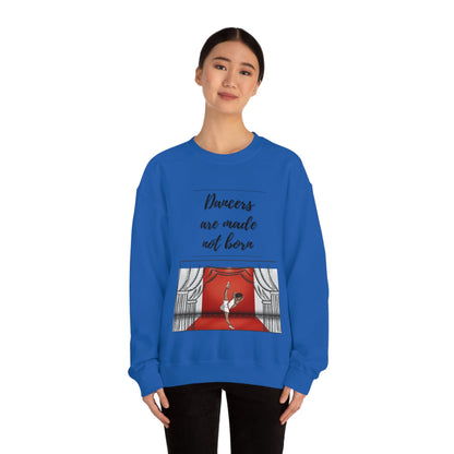 A Dancer is Made Not Born Unisex Heavy Blend Crewneck Sweatshirt - Bigem's Otaku BoutiqueSweatshirt26449552997888556274A Dancer is Made Not Born Unisex Heavy Blend Crewneck SweatshirtSweatshirtPrintifyBigem's Otaku Boutique26449552997888556274SWhiteCrew neckDTGBack to School
