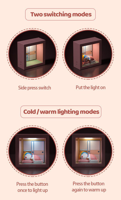 Action Figures Cartoon Bedside Lamp Doraemon Photo Frame Night Light - Bigem's Otaku BoutiqueLightingBLUE DORAEMONAction Figures Cartoon Bedside Lamp Doraemon Photo Frame Night LightLightingTeal SimbaBigem's Otaku BoutiqueBLUE DORAEMONBlue DoraemonDoraemon Bedside LampDoraemon Night LightCartoon Bedside Lamp
