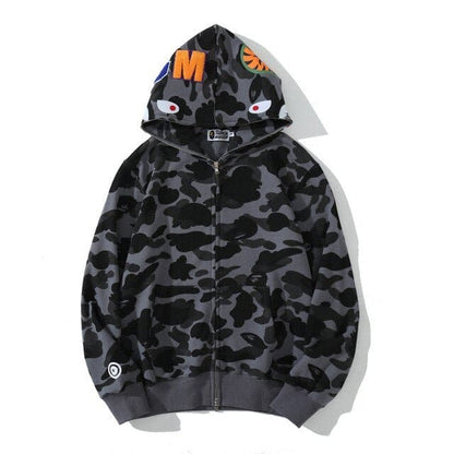 Anime Hoodie Shark Camo Full Zip - Bigem's Otaku BoutiqueClothing801109_2AOP4EZAnime Hoodie Shark Camo Full ZipClothingBigem's Otaku Boutique Bigem's Otaku Boutique801109_2AOP4EZBlackSize XXLDaily WearFashionCasual Wear