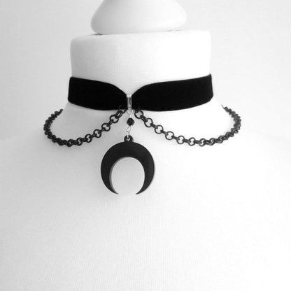 Black Crescent Moon Choker Necklace - Bigem's Otaku Boutique696323_FPZXD4UBlack Crescent Moon Choker NecklaceBigem's Otaku Boutique Bigem's Otaku Boutique696323_FPZXD4UMultiGiftJewelryAccessories