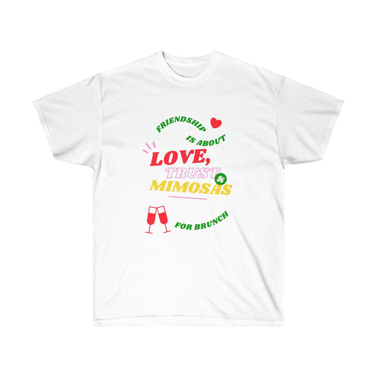 Brunch T-shirt/ Mimosa T-shirt/ Friendship Tee/ Unisex Ultra Cotton Tee - Bigem's Otaku BoutiqueT-Shirt31235686166383972997Brunch T-shirt/ Mimosa T-shirt/ Friendship Tee/ Unisex Ultra Cotton TeeT-ShirtPrintifyBigem's Otaku Boutique31235686166383972997WhiteSDTGMen's ClothingCrew neck