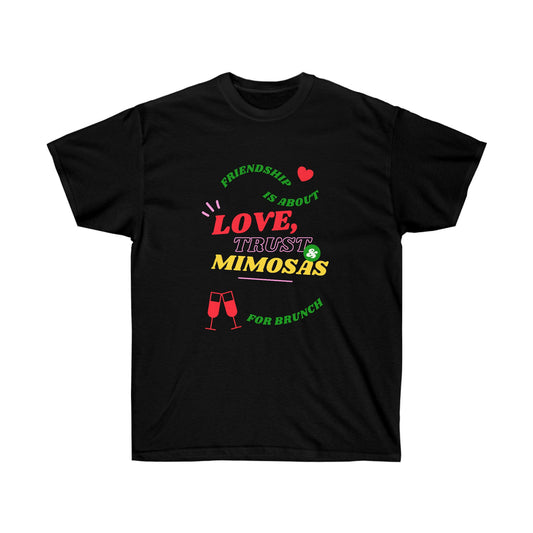 Brunch T-shirt/ Mimosa T-shirt/ Friendship Tee/ Unisex Ultra Cotton Tee - Bigem's Otaku BoutiqueT-Shirt72124889244191129698Brunch T-shirt/ Mimosa T-shirt/ Friendship Tee/ Unisex Ultra Cotton TeeT-ShirtPrintifyBigem's Otaku Boutique72124889244191129698BlackSDTGMen's ClothingCrew neck