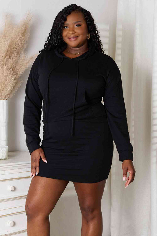 Culture Code Full Size Drawstring Long Sleeve Hooded Dress - Bigem's Otaku Boutique100101000217270Culture Code Full Size Drawstring Long Sleeve Hooded DressTrendsiBigem's Otaku Boutique100101000217270BlackSShip from USACulture Code