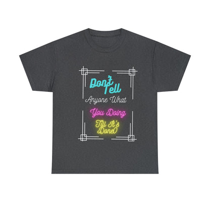 Don't Tell Unisex Heavy Cotton Tee - Bigem's Otaku BoutiqueT-Shirt21382244626087364595Don't Tell Unisex Heavy Cotton TeeT-ShirtPrintifyBigem's Otaku Boutique21382244626087364595Dark HeatherSDTGMen's ClothingCrew neck