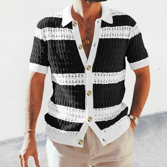"Eleganza" Striped Knitted Cardigan - Bigem's Otaku Boutique1202833_wxh012"Eleganza" Striped Knitted CardiganBigem's Otaku Boutique Bigem's Otaku Boutique1202833_wxh012BlackLClothesCardigan
