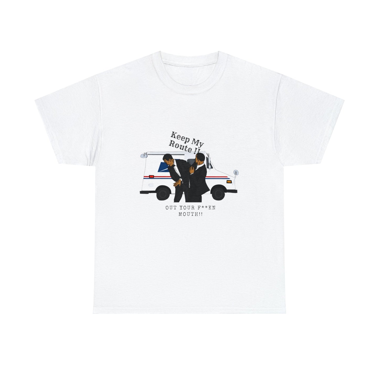 Get My Route Out Your Fuckin Mouth /Will Smith Slap / Chris Rock / Mail man Unisex Heavy Cotton Tee - Bigem's Otaku BoutiqueT-Shirt20397193630876369777Get My Route Out Your Fuckin Mouth /Will Smith Slap / Chris Rock / Mail man Unisex Heavy Cotton TeeT-ShirtPrintifyBigem's Otaku Boutique20397193630876369777WhiteSCrew neckDTGBack to School