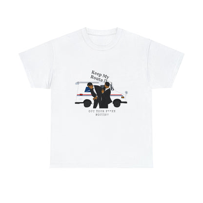 Get My Route Out Your Fuckin Mouth /Will Smith Slap / Chris Rock / Mail man Unisex Heavy Cotton Tee - Bigem's Otaku BoutiqueT-Shirt20397193630876369777Get My Route Out Your Fuckin Mouth /Will Smith Slap / Chris Rock / Mail man Unisex Heavy Cotton TeeT-ShirtPrintifyBigem's Otaku Boutique20397193630876369777WhiteSCrew neckDTGBack to School