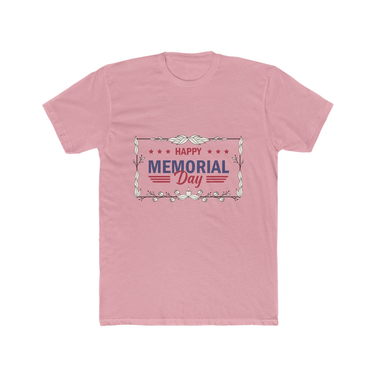 Happy Memorial Day Cotton Crew Tee - Bigem's Otaku BoutiqueT-Shirt71167012838170738237Happy Memorial Day Cotton Crew TeeT-ShirtPrintifyBigem's Otaku Boutique71167012838170738237Solid Light PinkSMen's ClothingT-shirtsDTG