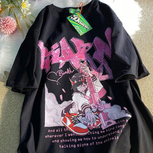 Japan JK Girl Anime Graphic T Shirts - Bigem's Otaku Boutique846092_JAEMWDCJapan JK Girl Anime Graphic T ShirtsBigem's Otaku Boutique Bigem's Otaku Boutique846092_JAEMWDCWhiteXXLT ShirtsWomen's T ShirtsOversized