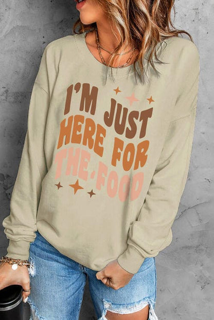 Letter Graphic Round Neck Sweatshirt - Bigem's Otaku Boutique100101445899439Letter Graphic Round Neck SweatshirtTrendsiBigem's Otaku Boutique100101445899439BeigeSSYNZShip From Overseas