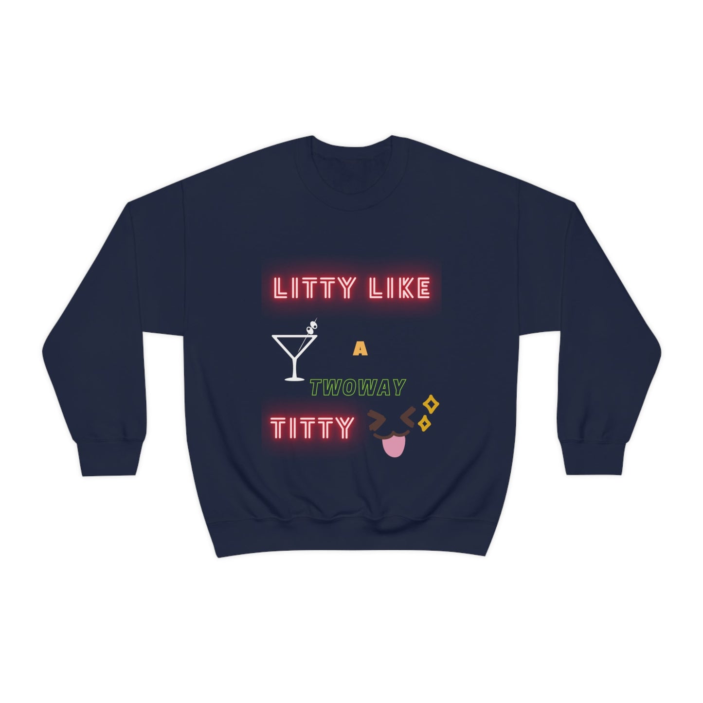 Litty Collection Unisex Heavy Blend Crewneck Sweatshirt - Bigem's Otaku BoutiqueSweatshirt13047501752053273065Litty Collection Unisex Heavy Blend Crewneck SweatshirtSweatshirtPrintifyBigem's Otaku Boutique13047501752053273065SNavyCrew neckDTGBack to School
