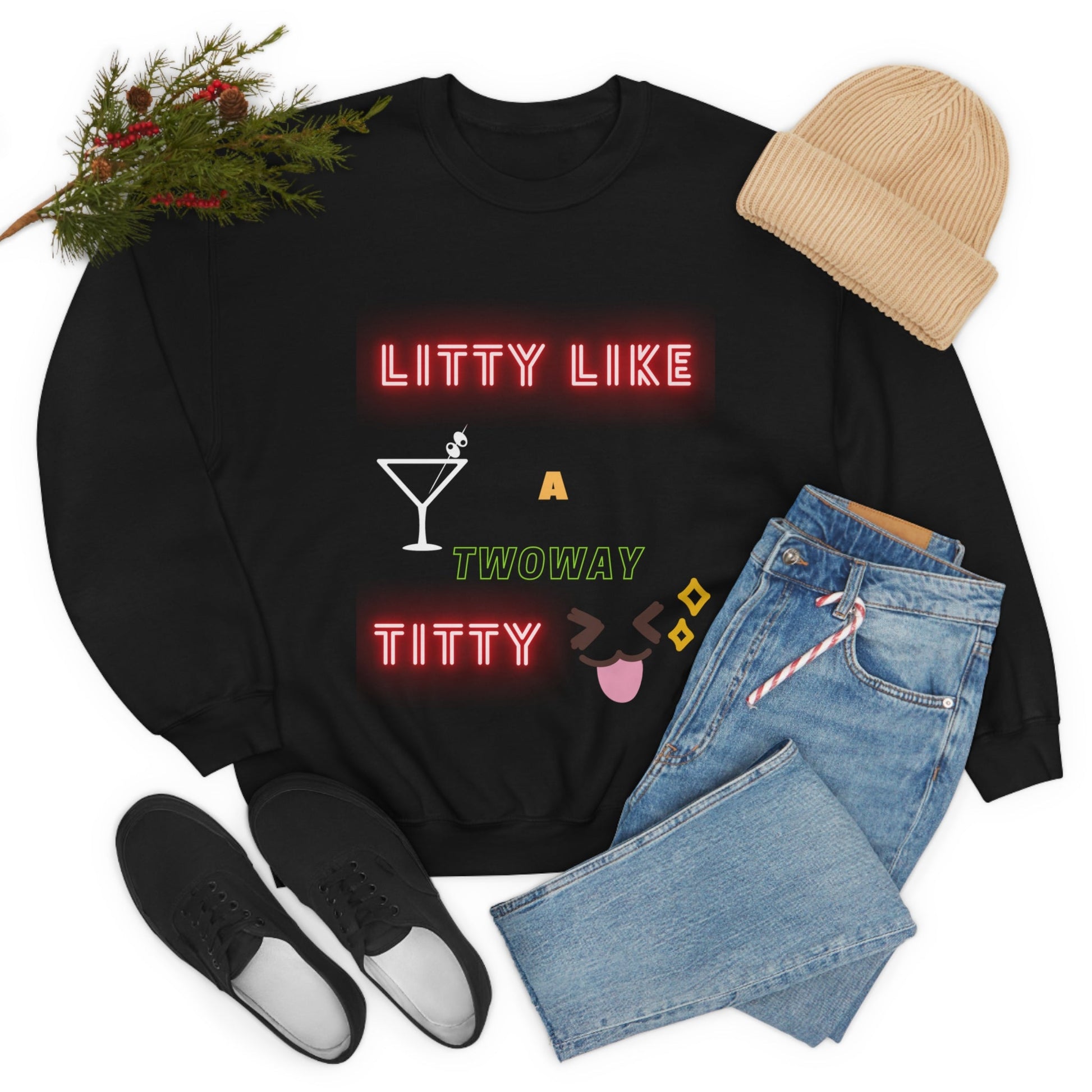 Litty Collection Unisex Heavy Blend Crewneck Sweatshirt - Bigem's Otaku BoutiqueSweatshirt16467653435175608239Litty Collection Unisex Heavy Blend Crewneck SweatshirtSweatshirtPrintifyBigem's Otaku Boutique16467653435175608239SBlackCrew neckDTGBack to School