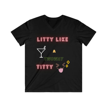 Litty Men's Fitted V-Neck Short Sleeve Tee - Bigem's Otaku BoutiqueV-neck48724710625708125622Litty Men's Fitted V-Neck Short Sleeve TeeV-neckPrintifyBigem's Otaku Boutique48724710625708125622SBlackDTGMen's ClothingCotton