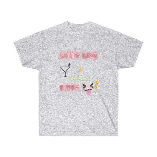 Litty Unisex Ultra Cotton Tee - Bigem's Otaku BoutiqueT-Shirt11446685205470571654Litty Unisex Ultra Cotton TeeT-ShirtPrintifyBigem's Otaku Boutique11446685205470571654AshSDTGMen's ClothingCrew neck
