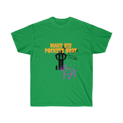 Make his Pockets Hurt Collection Unisex Ultra Cotton Tee - Bigem's Otaku BoutiqueT-Shirt30500013349029000579Make his Pockets Hurt Collection Unisex Ultra Cotton TeeT-ShirtPrintifyBigem's Otaku Boutique30500013349029000579Irish GreenSDTGMen's ClothingCrew neck