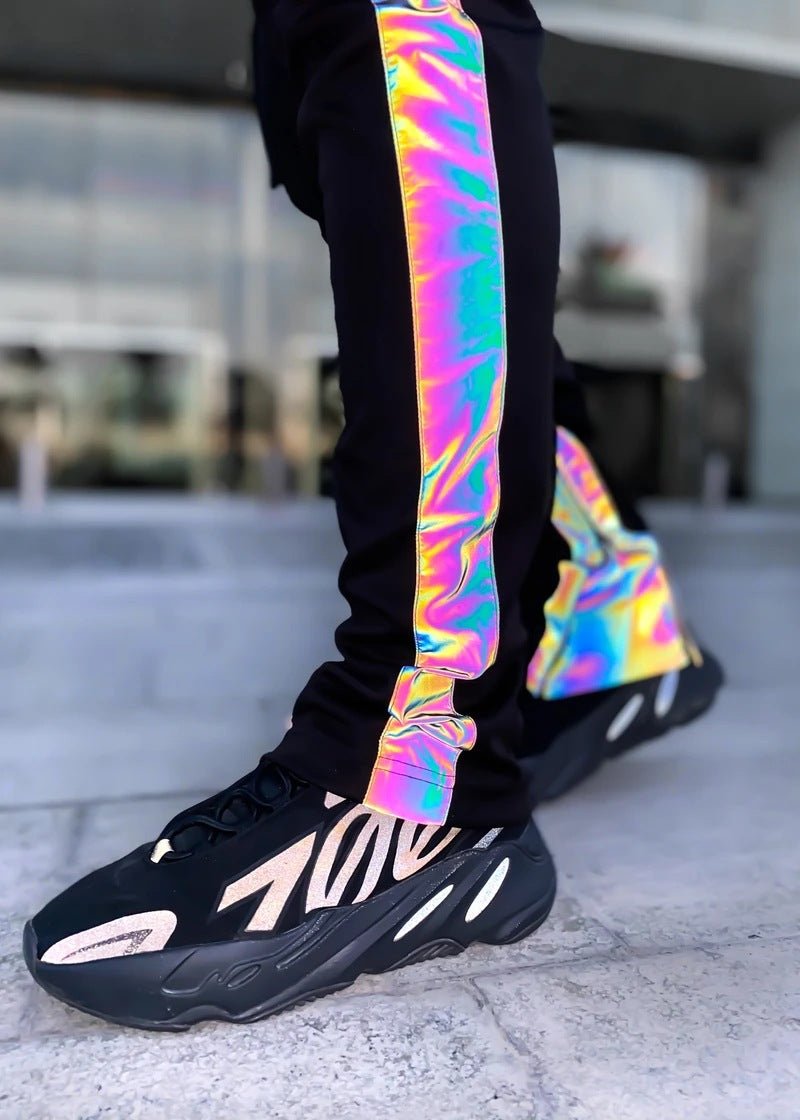 Men's Casual Reflective Jogger - Bigem's Otaku Boutique743056_XETV2XQMen's Casual Reflective JoggerBigem's Otaku Boutique Bigem's Otaku Boutique743056_XETV2XQNCK75BlackXLJoggerTrouserCargo Pants