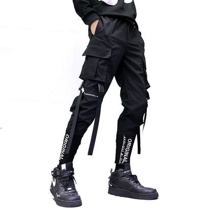 Men's Ribbon Cargo Pants - Bigem's Otaku Boutique1032881_VAVVCEPMen's Ribbon Cargo PantsBigem's Otaku Boutique Bigem's Otaku Boutique1032881_VAVVCEPBlackXXLJoggersPantsCargo Pants