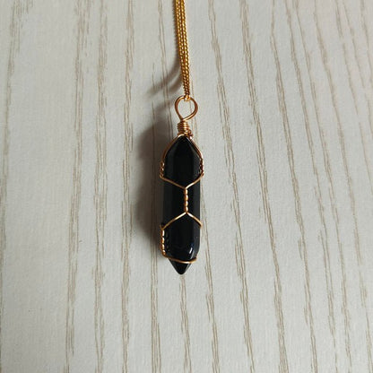 Natural Stone Pendant Necklace - Bigem's Otaku Boutique701071_CHBZBUHNatural Stone Pendant NecklaceBigem's Otaku Boutique Bigem's Otaku Boutique701071_CHBZBUHBlack AgateNecklacePendantJewelry