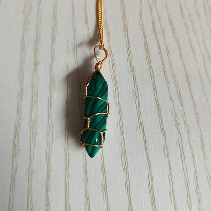 Natural Stone Pendant Necklace - Bigem's Otaku Boutique701071_IHPHGSKNatural Stone Pendant NecklaceBigem's Otaku Boutique Bigem's Otaku Boutique701071_IHPHGSKMalachiteNecklacePendantJewelry