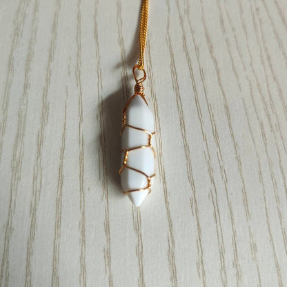 Natural Stone Pendant Necklace - Bigem's Otaku Boutique701071_JMIYPPRNatural Stone Pendant NecklaceBigem's Otaku Boutique Bigem's Otaku Boutique701071_JMIYPPRWhite JadeNecklacePendantJewelry