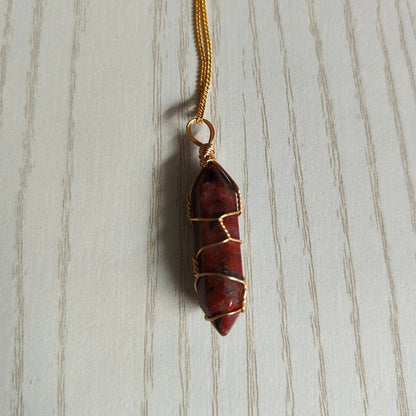 Natural Stone Pendant Necklace - Bigem's Otaku Boutique701071_UNFNMI1Natural Stone Pendant NecklaceBigem's Otaku Boutique Bigem's Otaku Boutique701071_UNFNMI1Red AgateNecklacePendantJewelry